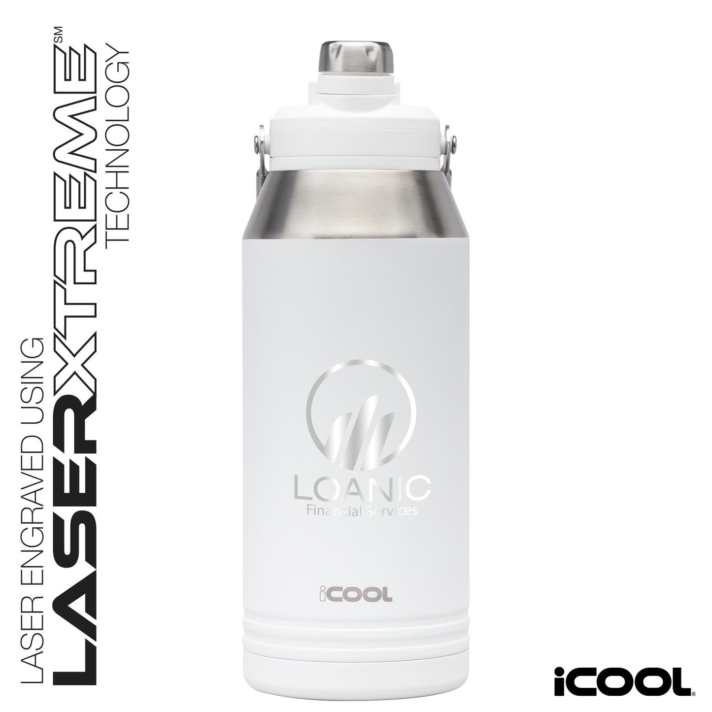 iCOOL® Lakewood 40 oz. Double Wall, Stainless Steel Bottle