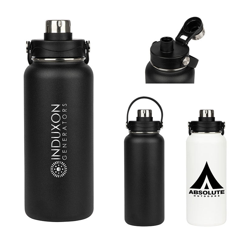 N/A Neptune 34 oz. Double Wall Stainless Steel Water Bottle