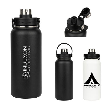 N/A Neptune 34 oz. Double Wall Stainless Steel Water Bottle