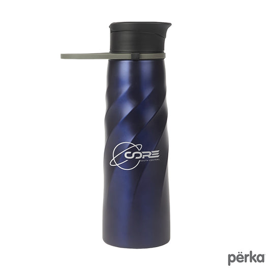 Perka® Tristan 34 oz./1L Single Wall Stainless Steel Sport Bottle