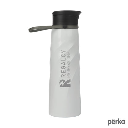 Perka® Tristan 34 oz./1L Single Wall Stainless Steel Sport Bottle