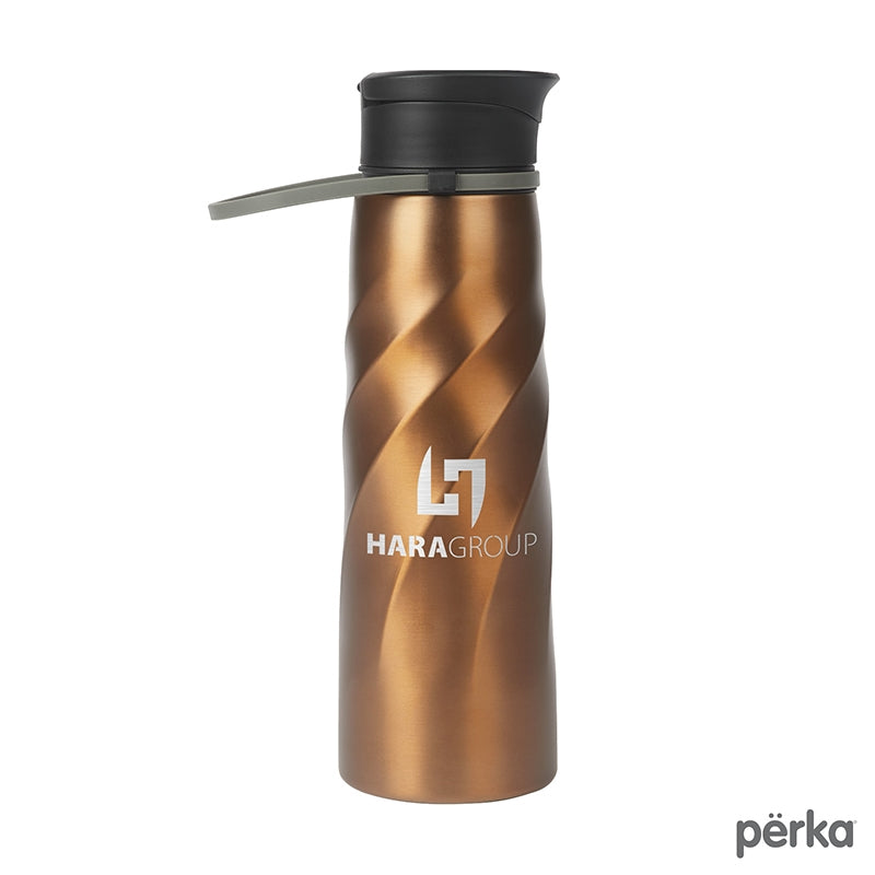 Perka® Tristan 34 oz./1L Single Wall Stainless Steel Sport Bottle