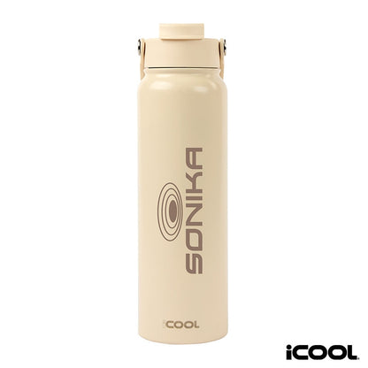iCOOL® Glenwood 35 oz. Double Wall, Recycled Stainless Steel Water Bottle