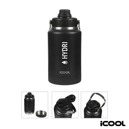 N/A iCOOL® Mariposa 64 oz. Double Wall Stainless Steel Jug w/ Bowl