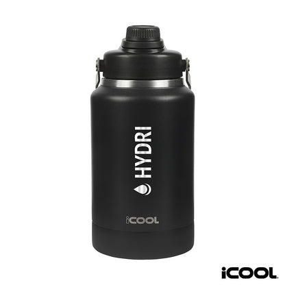 iCOOL® Mariposa 64 oz. Double Wall Stainless Steel Jug w/ Bowl