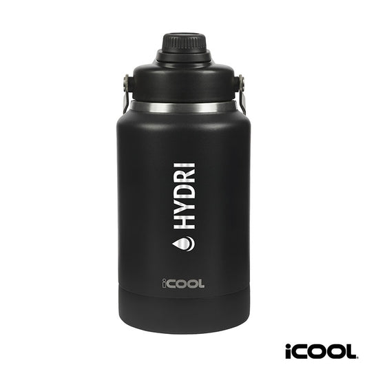 iCOOL® Mariposa 64 oz. Double Wall Stainless Steel Jug w/ Bowl