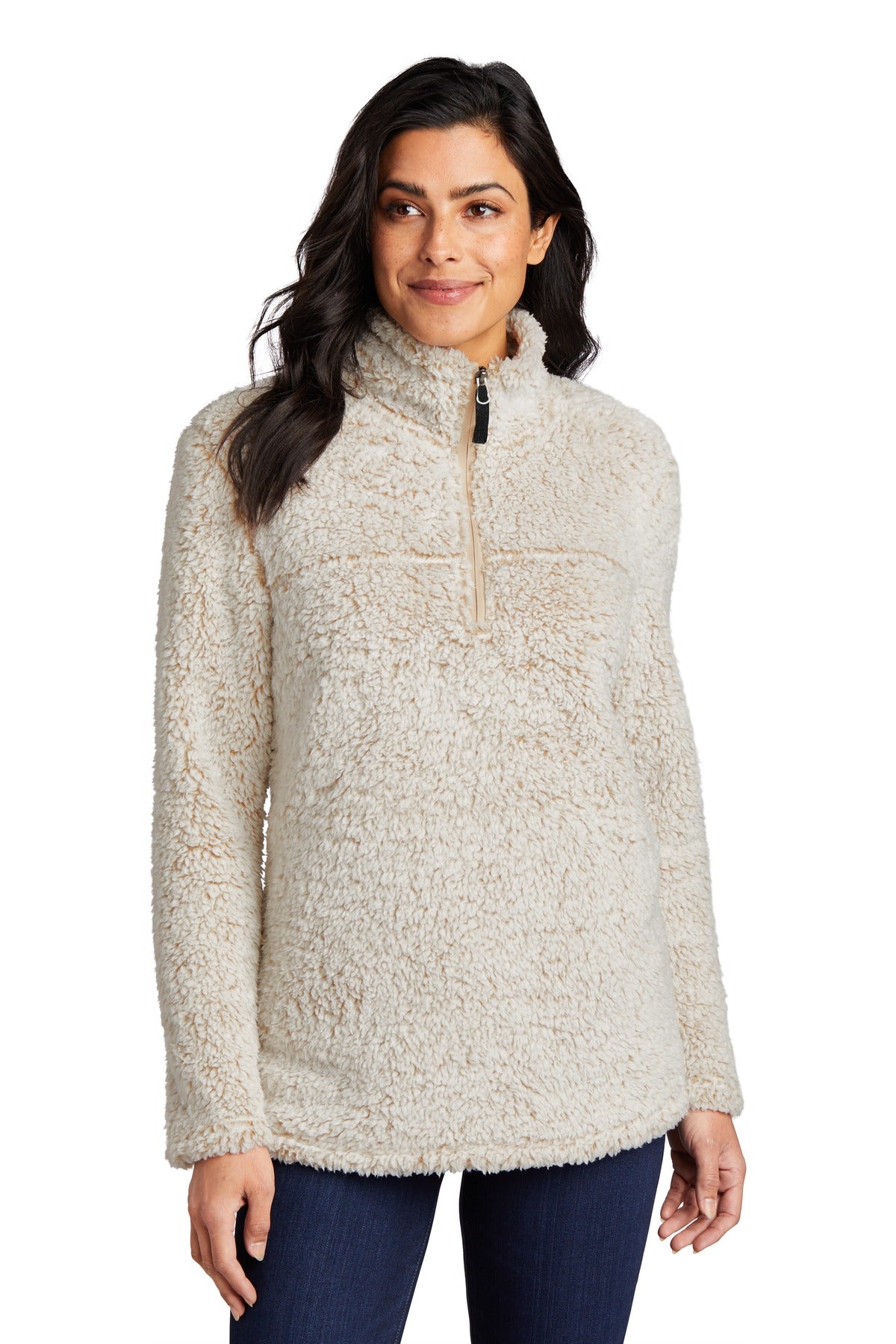 SanMar L130_oatmealheather_model_front_112019.jpg