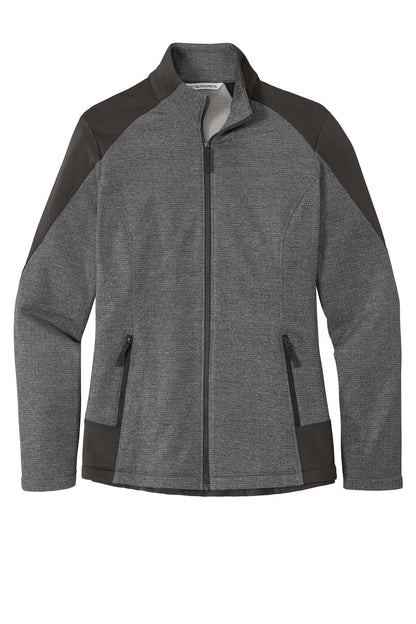 Port Authority Women's Grid Fleece Jacket. L239