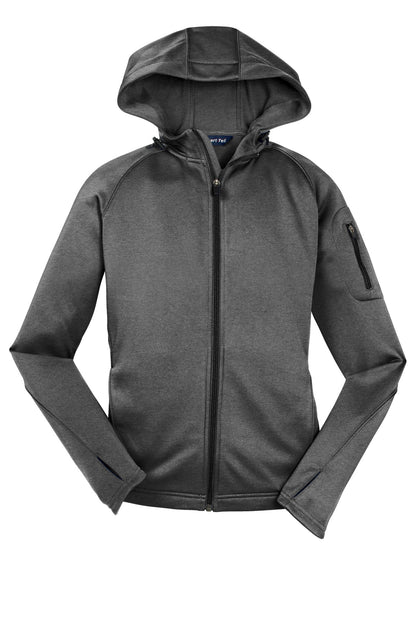 Sport-Tek Women's Tech Fleece Full-Zip Hooded Jacket. L248