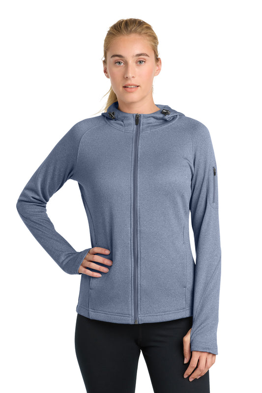Sport-Tek Women's Tech Fleece Full-Zip Hooded Jacket. L248