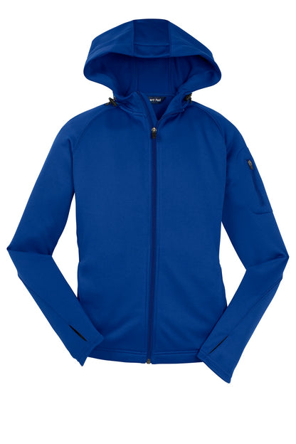 Sport-Tek Women's Tech Fleece Full-Zip Hooded Jacket. L248