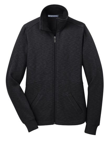 Port Authority Women's Slub Fleece Full-Zip Jacket. L293