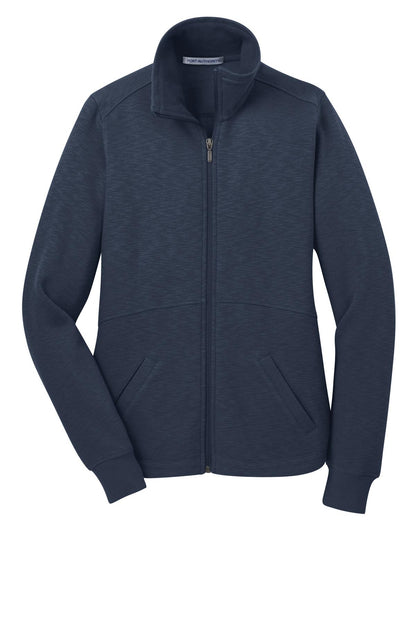 Port Authority Women's Slub Fleece Full-Zip Jacket. L293