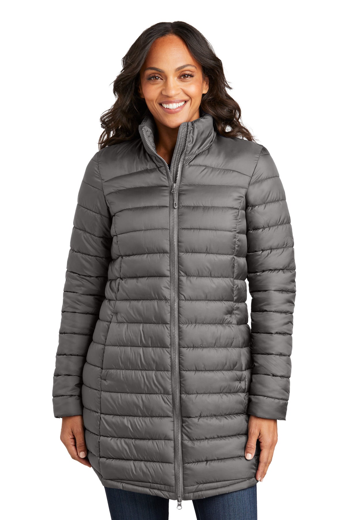 Port Authority Women's Horizon Puffy Long Jacket L365