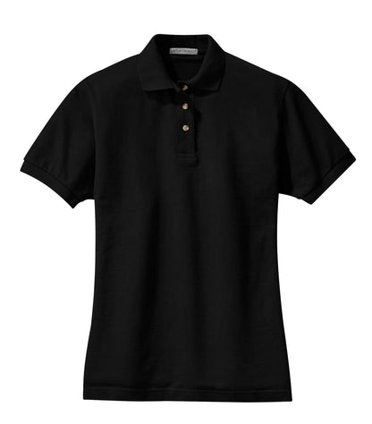 Port Authority Women's Heavyweight Cotton Pique Polo. L420