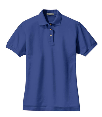 Port Authority Women's Heavyweight Cotton Pique Polo. L420
