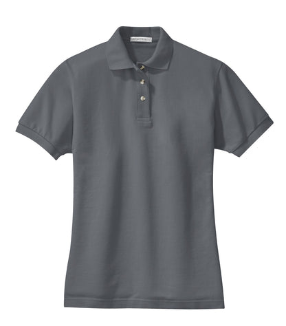 Port Authority Women's Heavyweight Cotton Pique Polo. L420