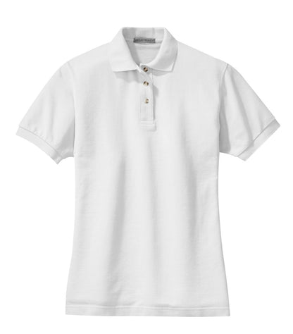 Port Authority Women's Heavyweight Cotton Pique Polo. L420