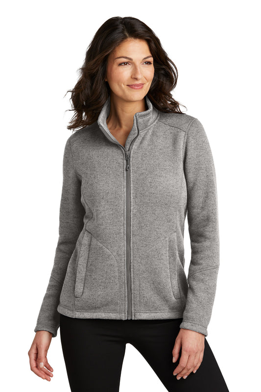 SanMar L428_deepsmokeheather_model_front.jpg