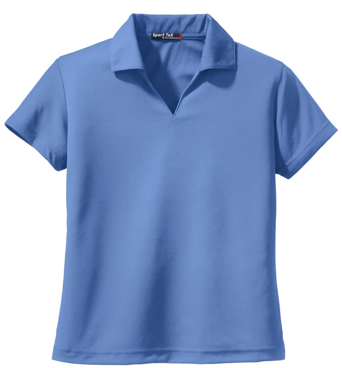 Sport-Tek Women's Dri-Mesh V-Neck Polo. L469