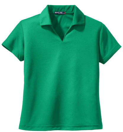 Sport-Tek Women's Dri-Mesh V-Neck Polo. L469