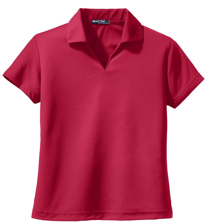 Sport-Tek Women's Dri-Mesh V-Neck Polo. L469