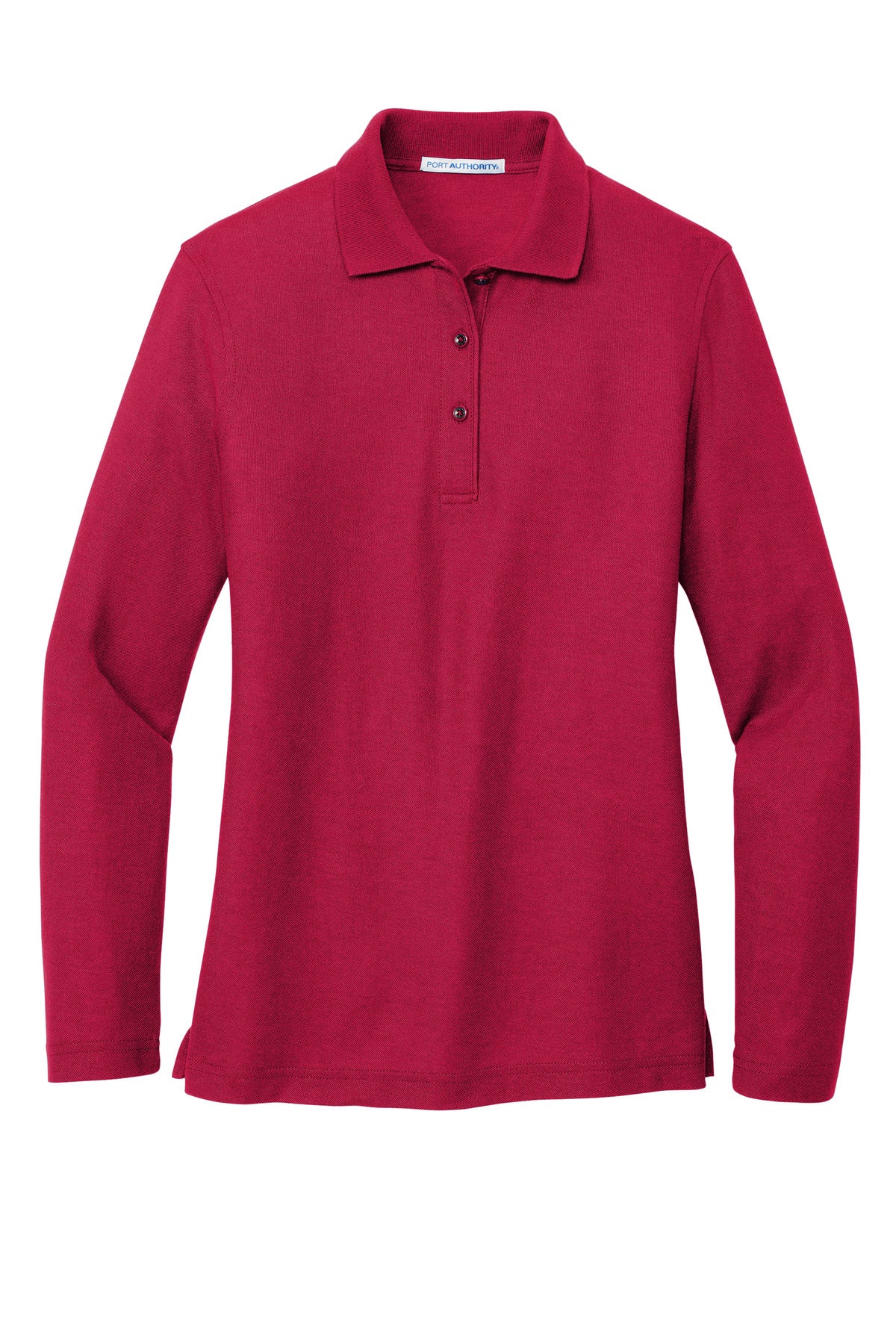 Port Authority Women's Silk Touch Long Sleeve Polo. L500LS