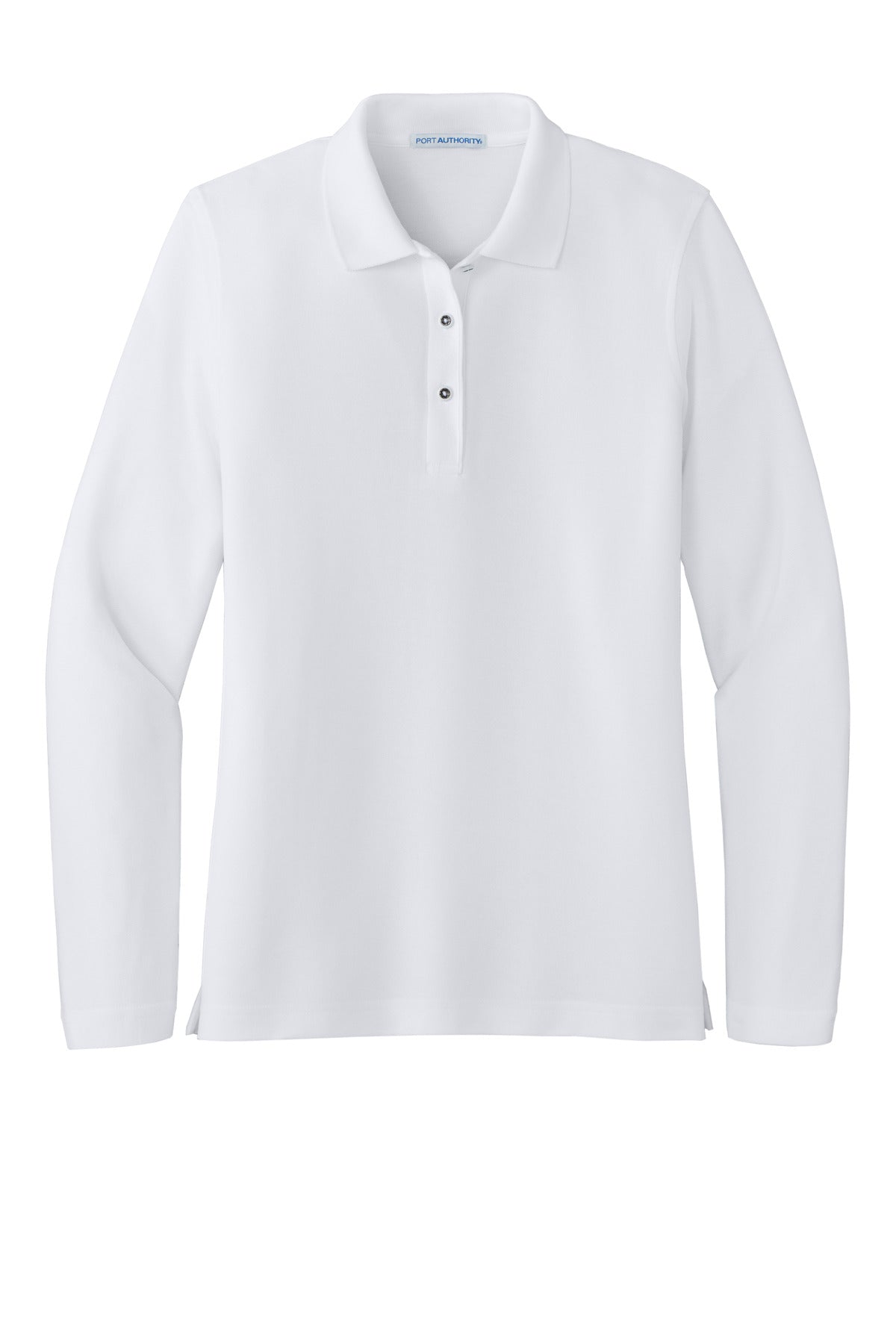 Port Authority Women's Silk Touch Long Sleeve Polo. L500LS
