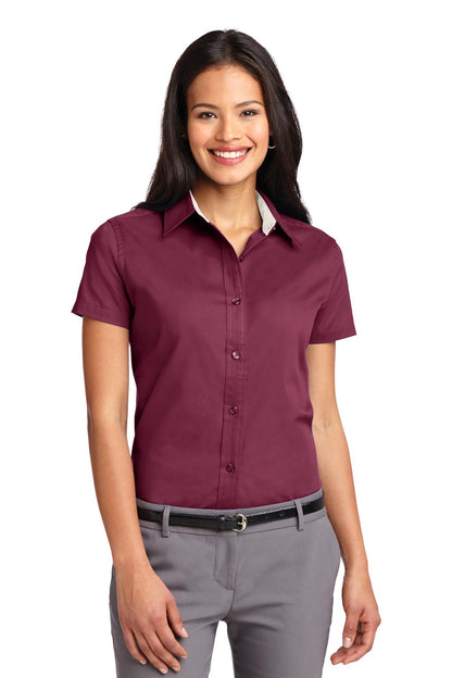 Port Authority Women's Short Sleeve Easy Care Shirt. L508