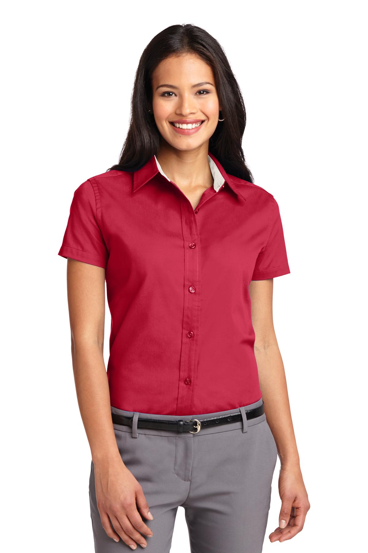 Port Authority Women's Short Sleeve Easy Care Shirt. L508