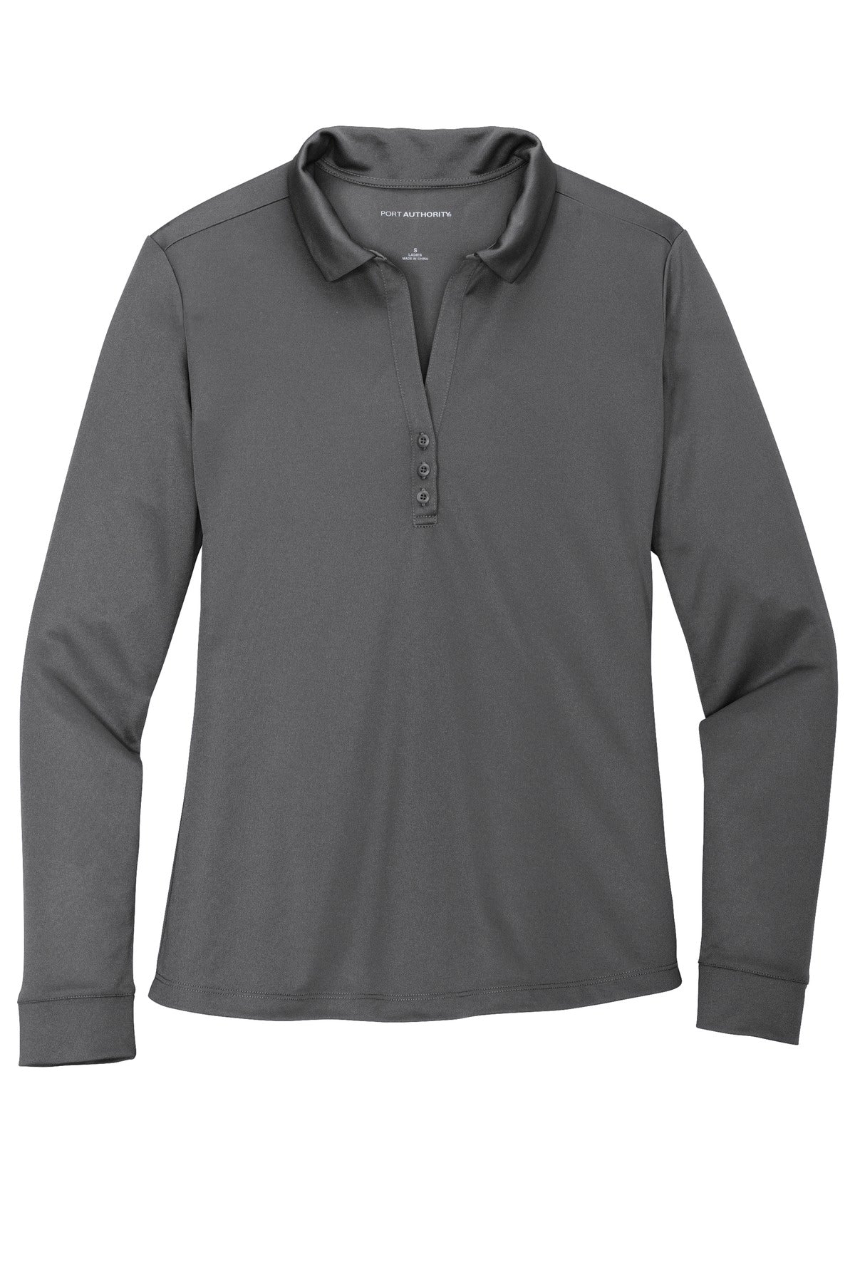 Port Authority Women's Silk Touch Performance Long Sleeve Polo. L540LS