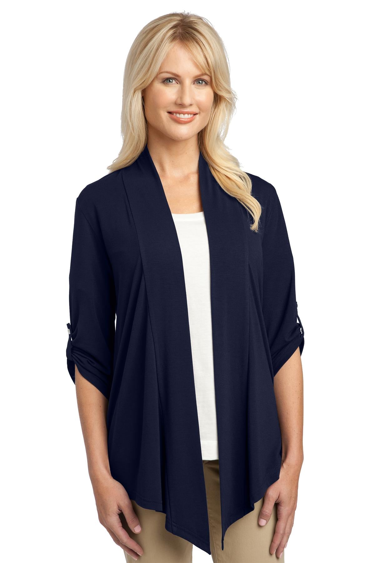 SanMar L543_DressBlueNavy_Model_Front_111511.jpg