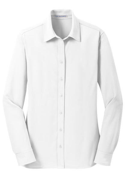 Port Authority Women's Dimension Knit Dress Shirt. L570