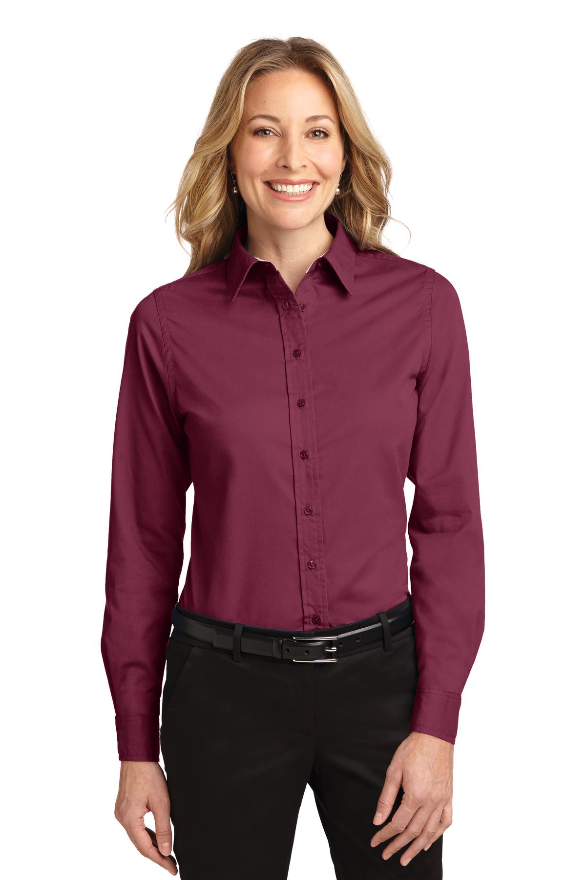 Port Authority Women's Long Sleeve Easy Care Shirt. L608