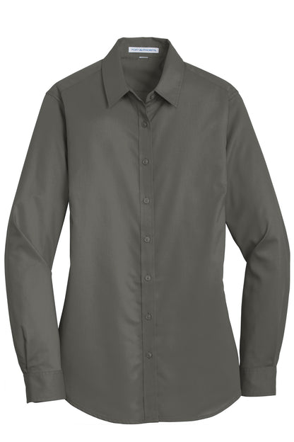 Port Authority Women's SuperPro Twill Shirt. L663