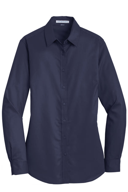 Port Authority Women's SuperPro Twill Shirt. L663