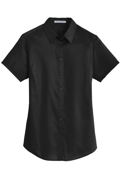 Port Authority Women's Short Sleeve SuperPro Twill Shirt. L664