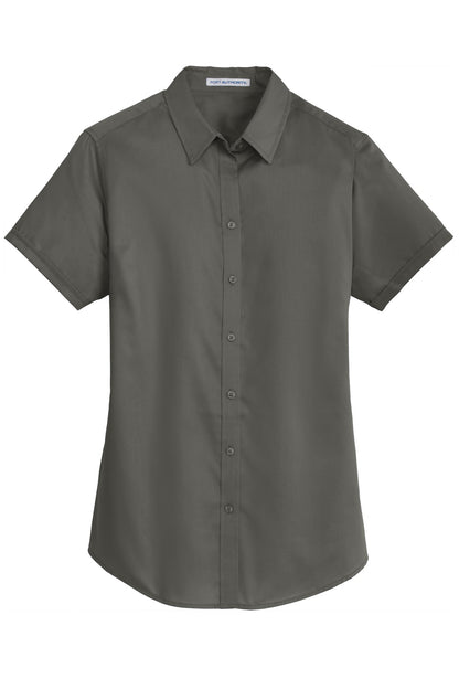 Port Authority Women's Short Sleeve SuperPro Twill Shirt. L664