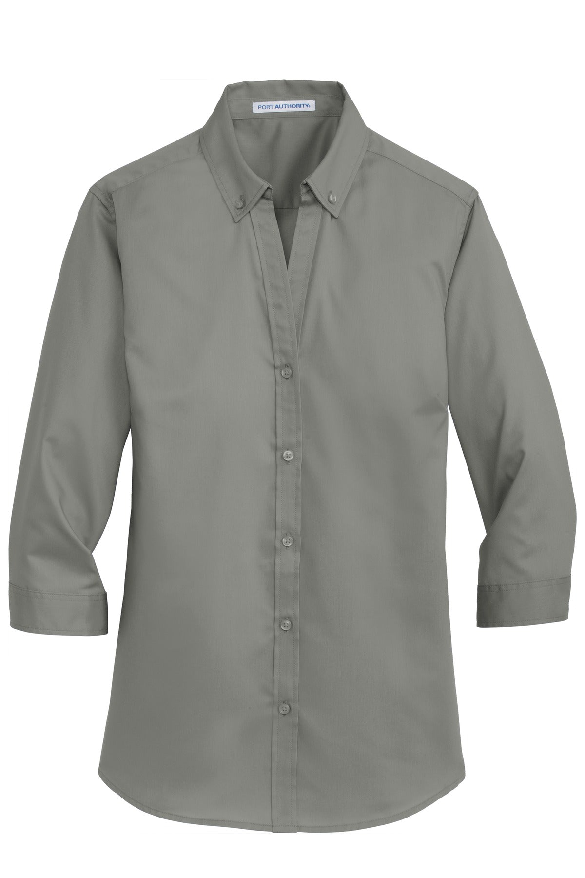 Port Authority Women's 3/4-Sleeve SuperPro Twill Shirt. L665