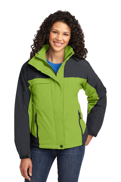 Front View of B.PISTAC/GRAPH Port Authority Women's Nootka Jacket. L792  - XXL