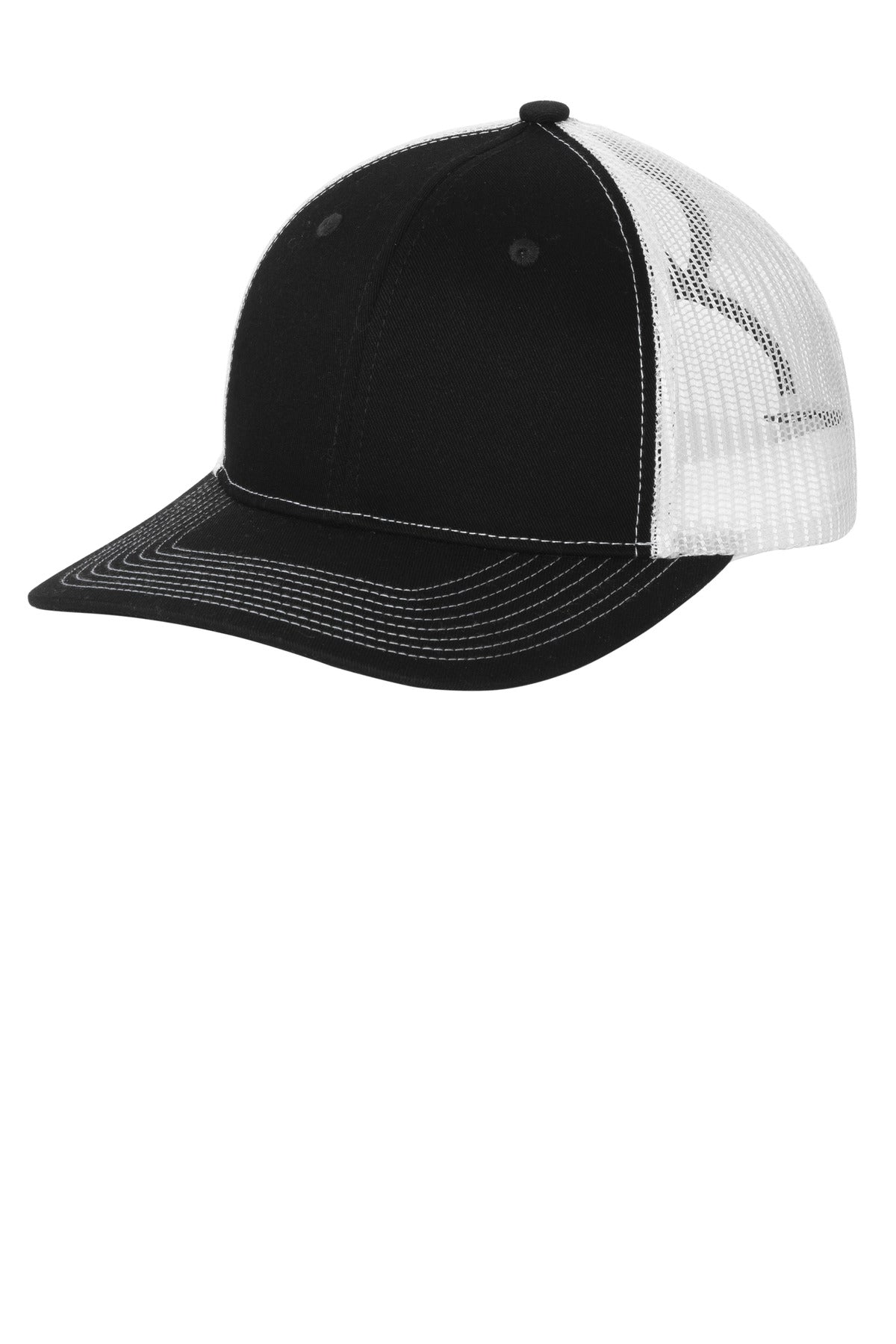 SanMar LC401_blackwhite_hat_left.jpg