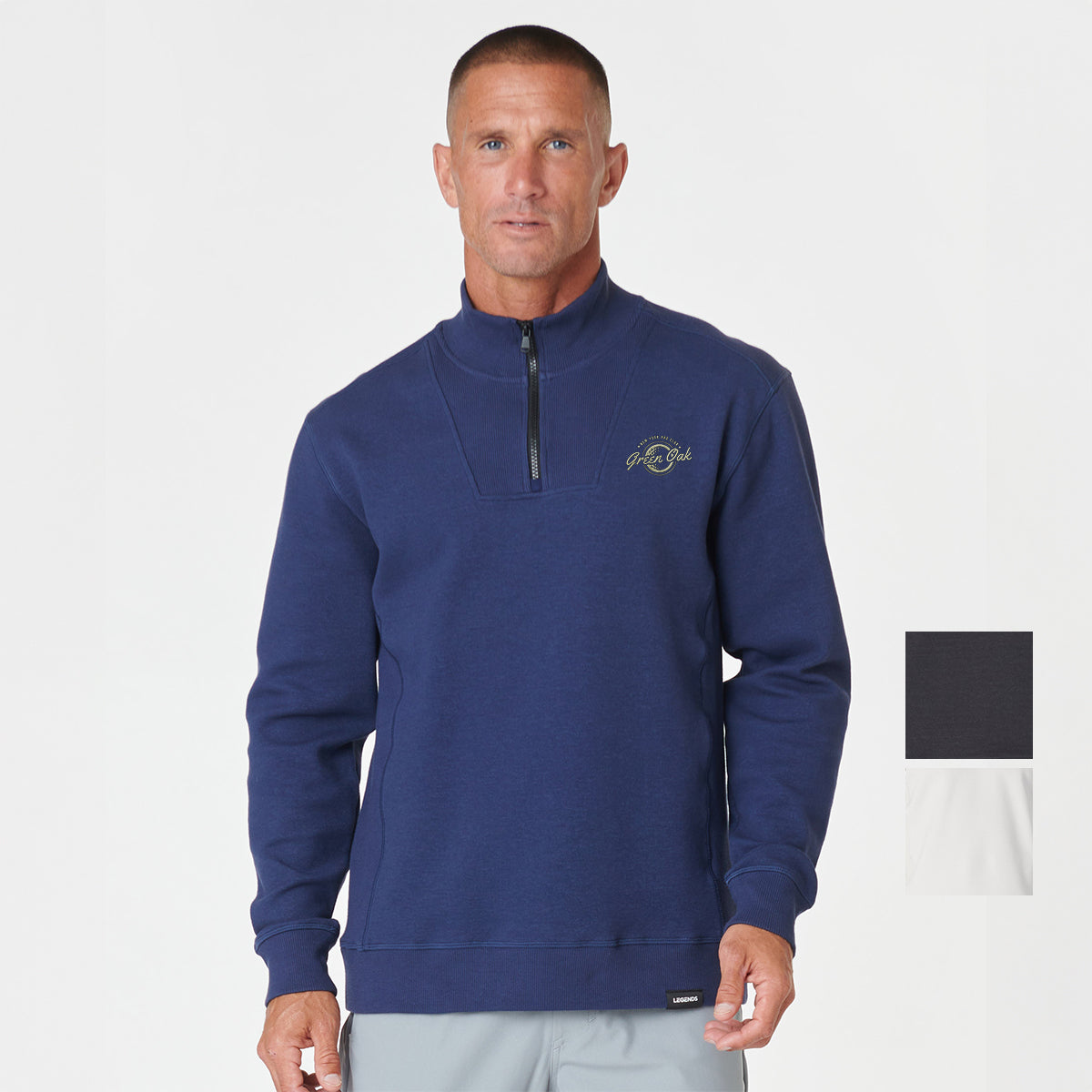 BLACK Legends Highland Quarter Zip  - S