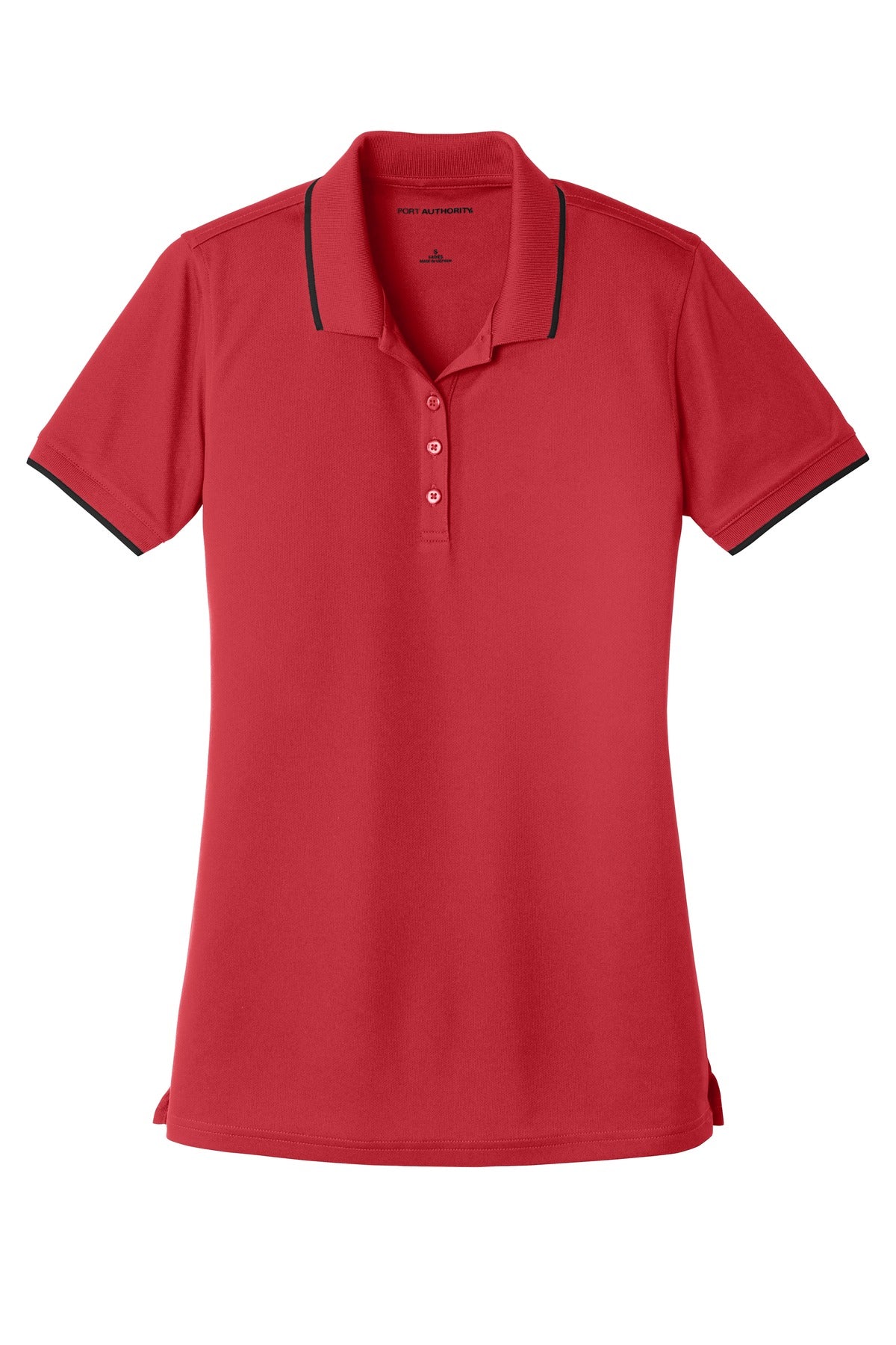 Port Authority Women's Dry Zone UV Micro-Mesh Tipped Polo. LK111