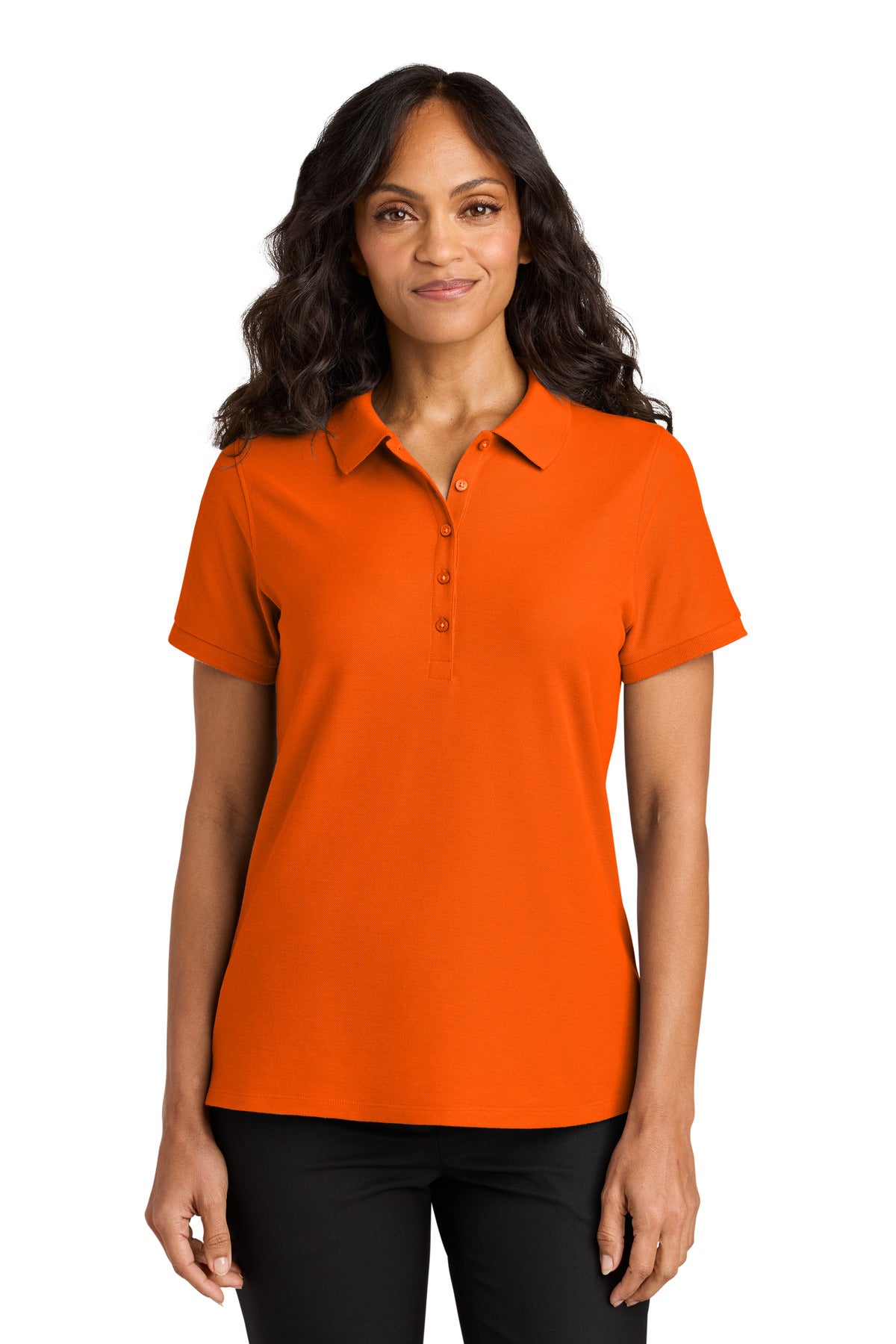 SanMar LK200_neonorange_model_front.jpg