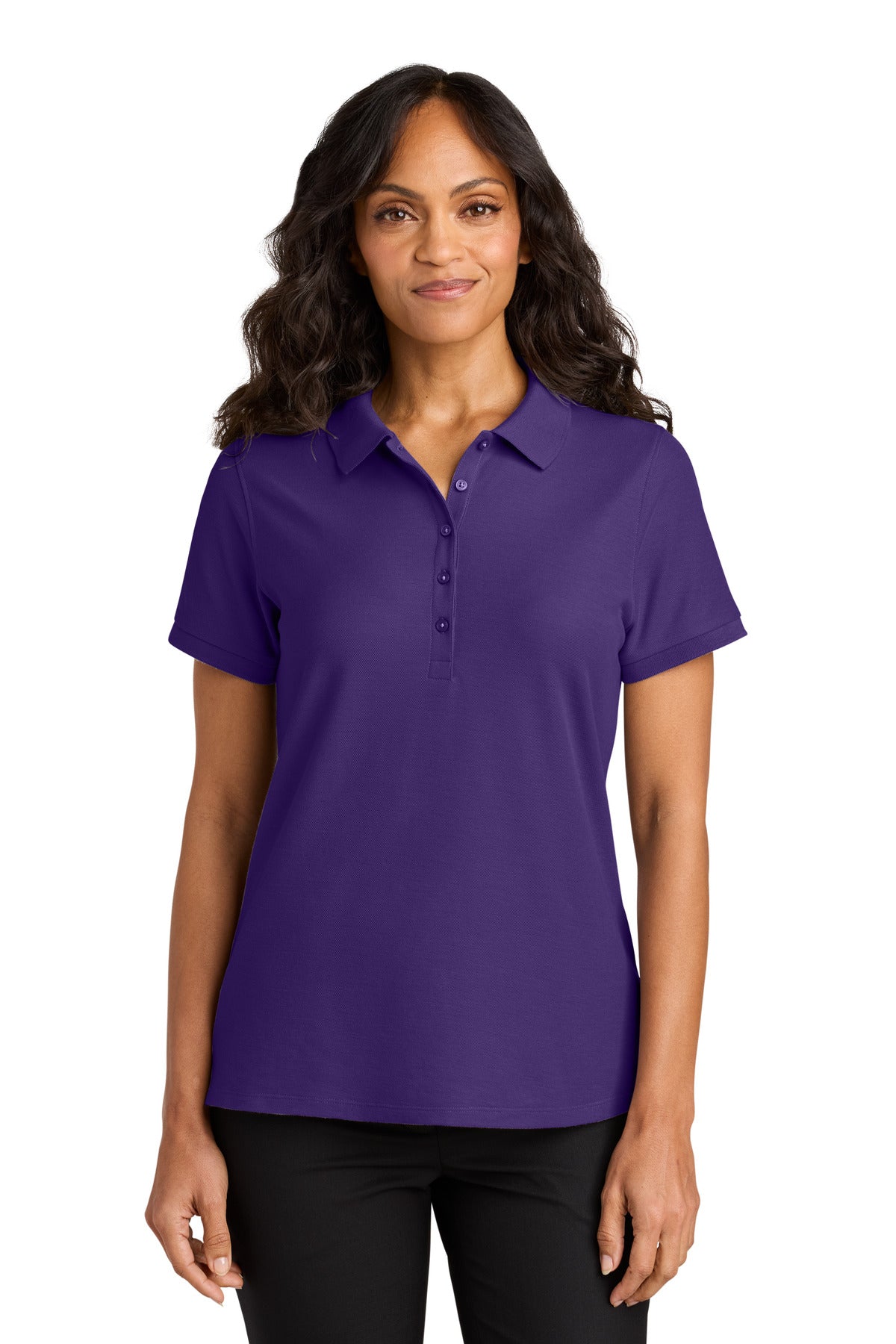 SanMar LK200_prismpurple_model_front.jpg