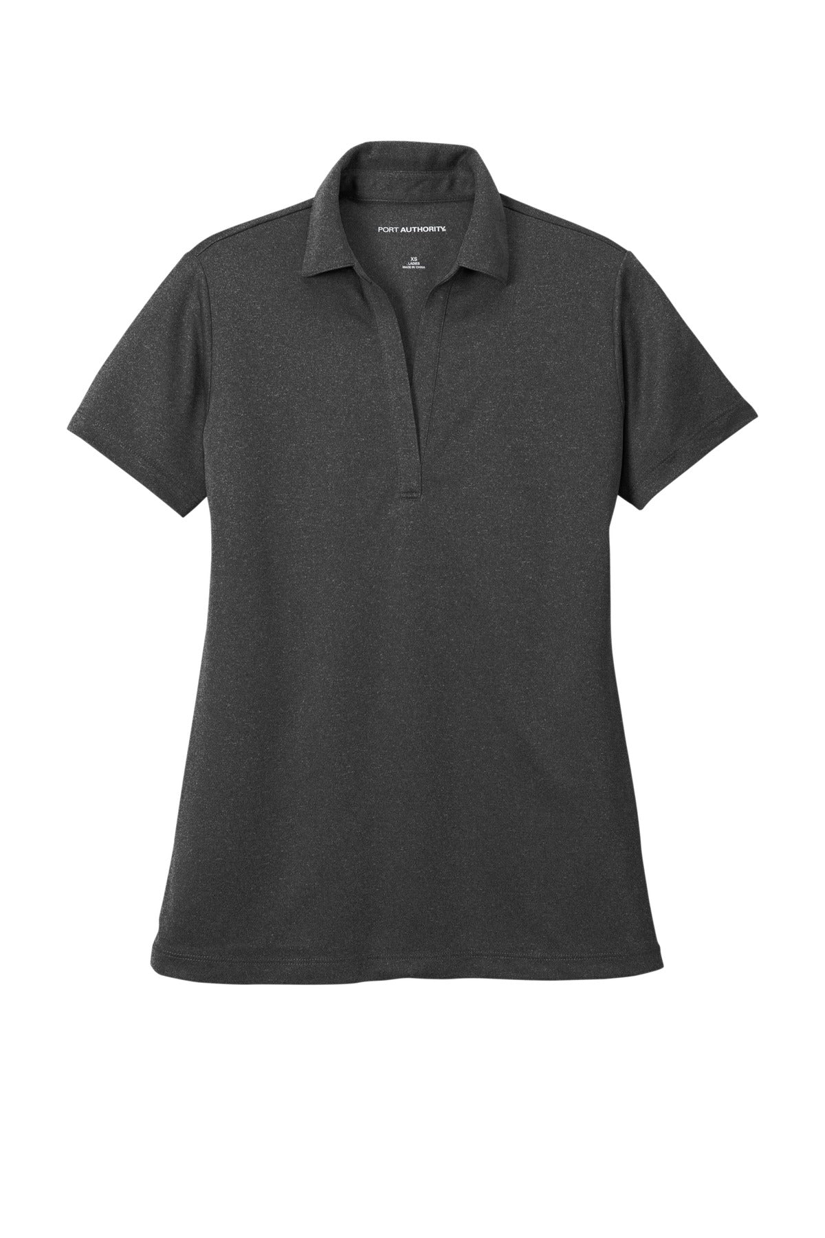 Port Authority Women's Heathered Silk Touch Performance Polo. LK542