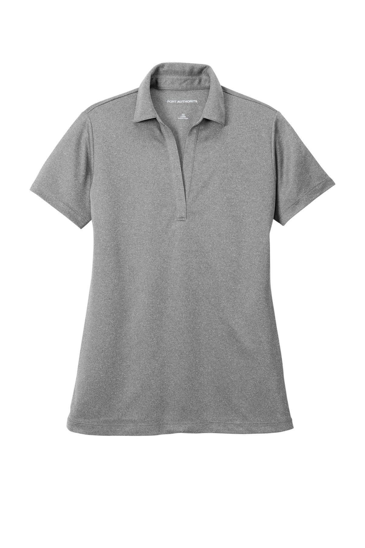 Port Authority Women's Heathered Silk Touch Performance Polo. LK542