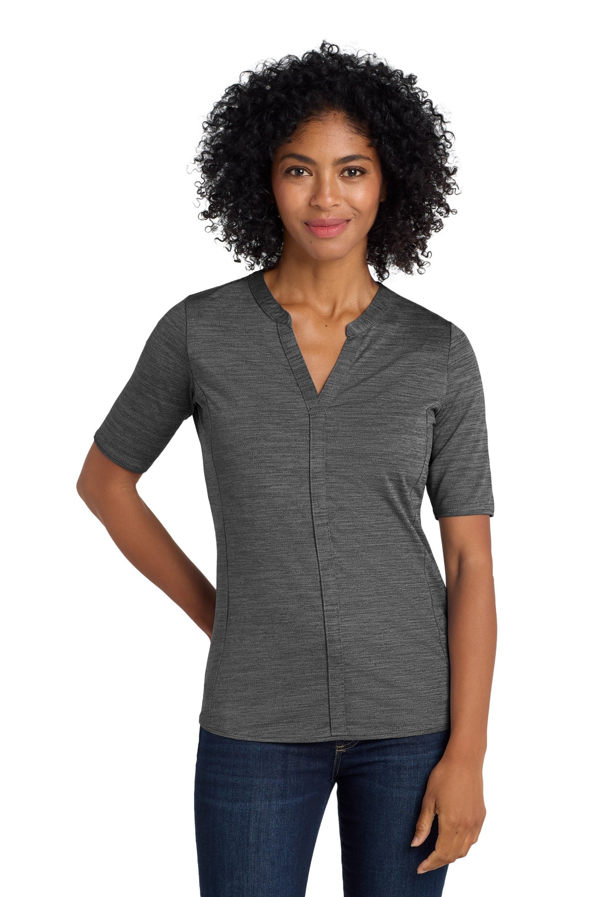 SanMar LK583_blackthundergrey_model_front.jpg