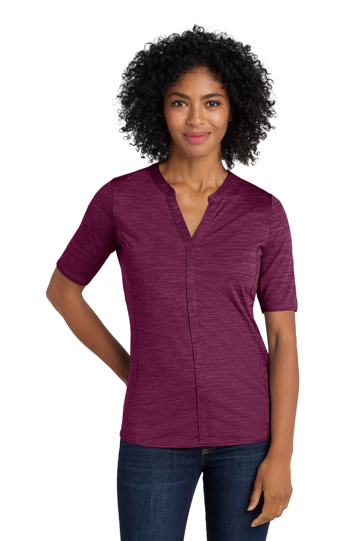 SanMar LK583_violetpurpleblack_model_front.jpg