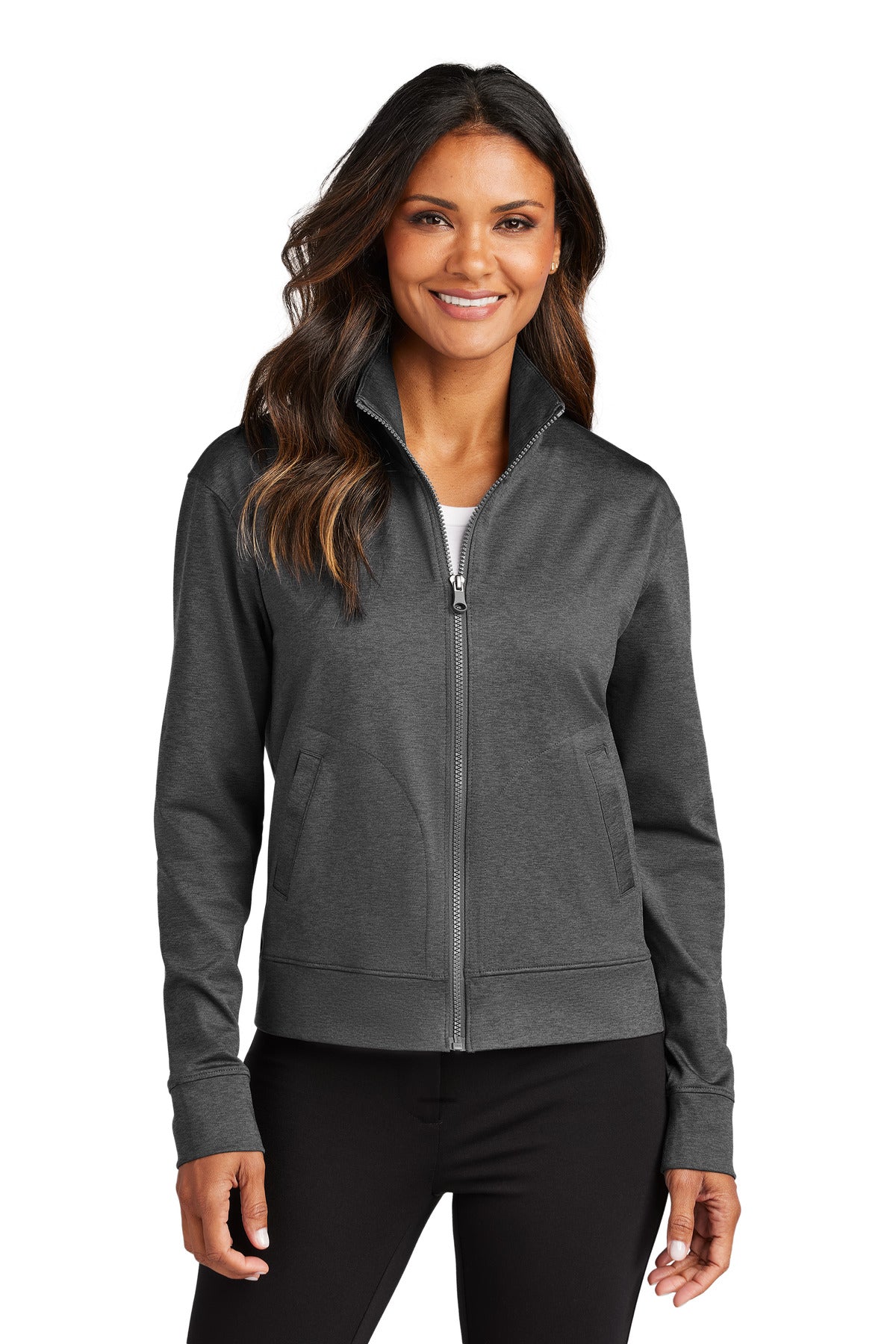 SanMar LK881_GREYSTEELHEATHER_Model_Front.jpg